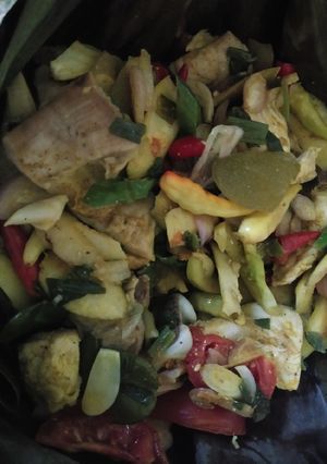 Foto resep Garang Asem Ayam Buah Pelado (Buah Bakau)❌minyak ❌gula ❌santan