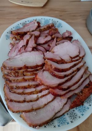 A picture of Smoked pork loin.