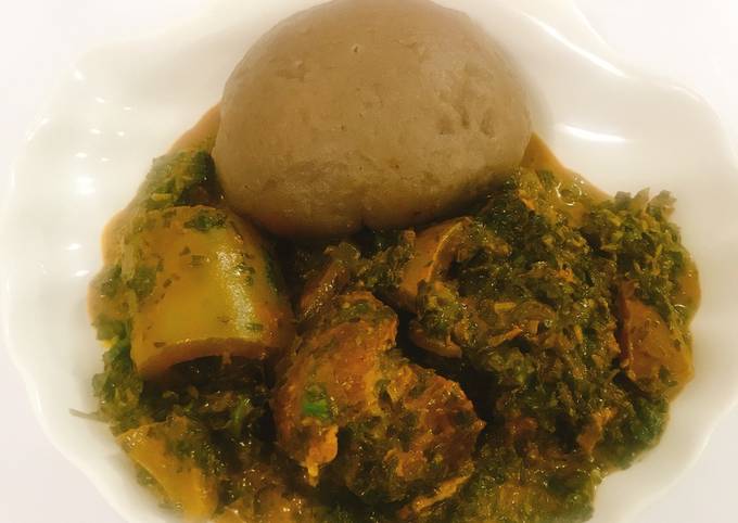 Step-by-Step Guide to Make Any-night-of-the-week Vegetable soup and amala