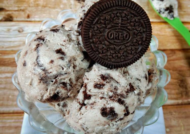 Resep Ice Cream Whip Cream Oreo Jadi, Bisa Manjain Lidah