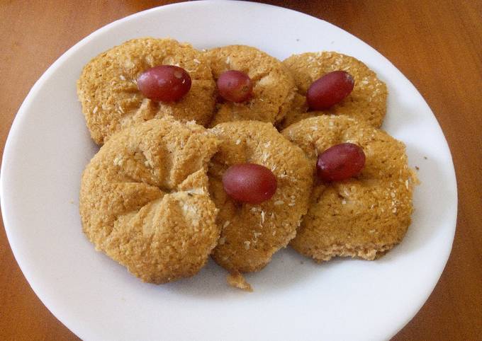 Eggless Coconut cookies