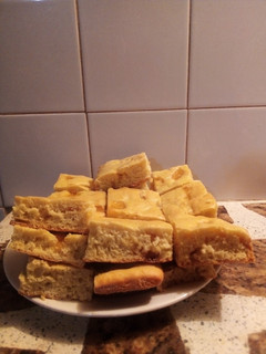 Una foto de Cuadrados de dulce de batata