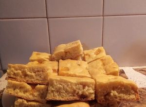 Una foto de Cuadrados de dulce de batata