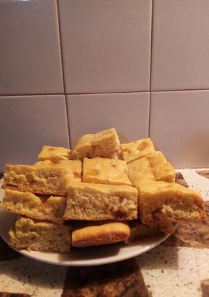 Una foto de Cuadrados de dulce de batata