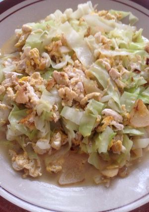 Foto resep Kol tumis telur