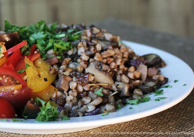 Buckwheat with Organic Mushrooms