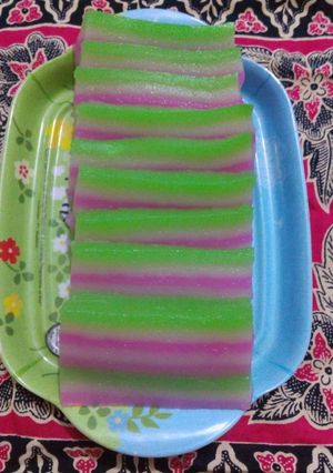 Foto resep Lapis sagu (kue pepe)