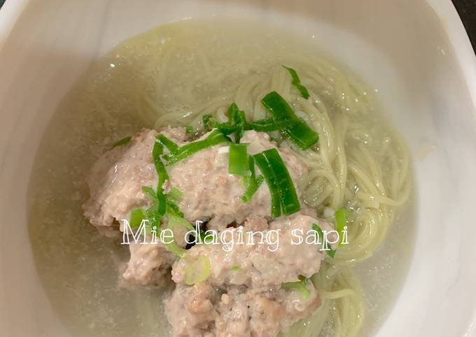 Mie Daging Sapi (MPASI 8Mo+)