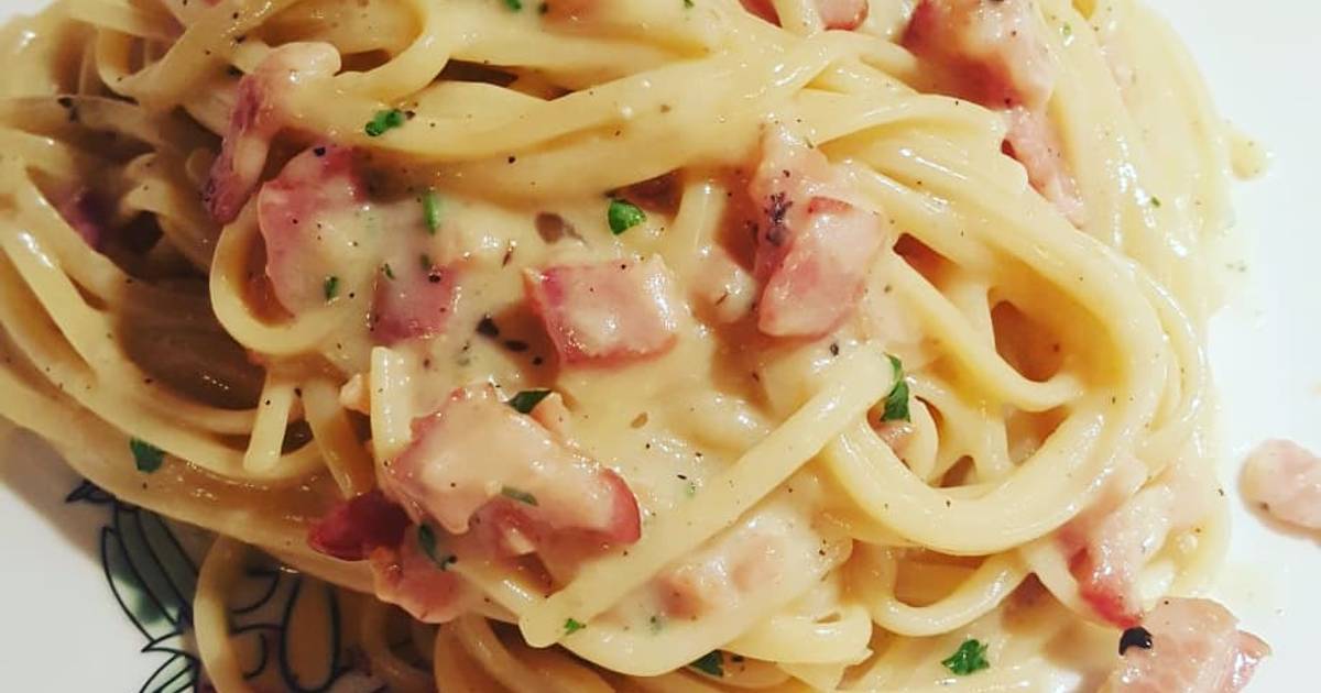 Spaghetti Carbonara Recipe By Meg G Cookpad