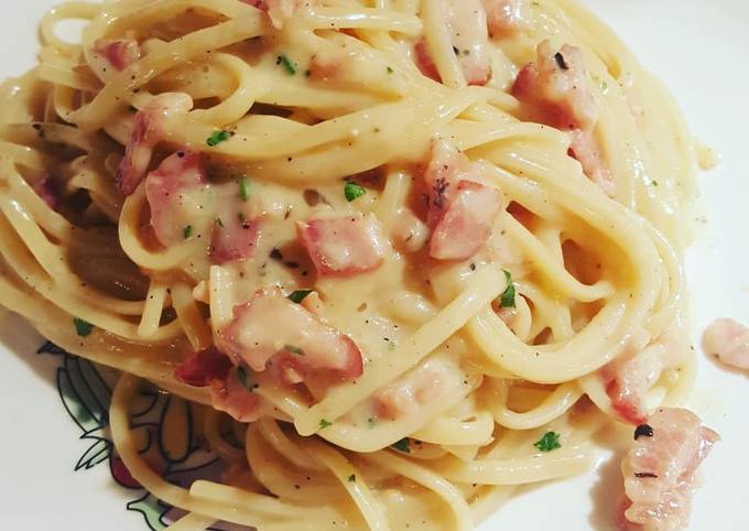 Recipe: Tasty Spaghetti carbonara