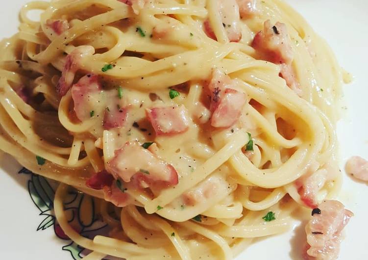 Recipe of Ultimate Spaghetti carbonara