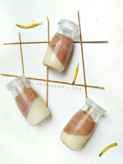 Foto resep 12. Choco Vanilla Silky Pudding