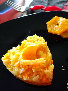 Foto di Risotto alla zucca, con arance e zenzero