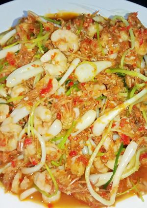 Foto resep Sambal Udang Bawang Batak (Udang Sambal Lokio)