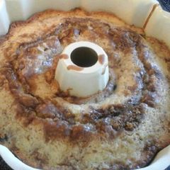 A picture of Blueberry bundt cake.