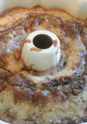 A picture of Blueberry bundt cake.