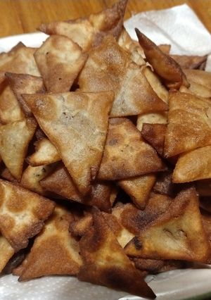 Una foto de Nachos caseros