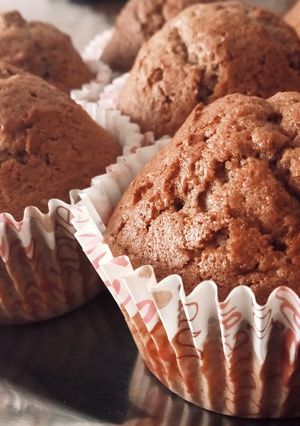 A picture of Chocolate muffins.
