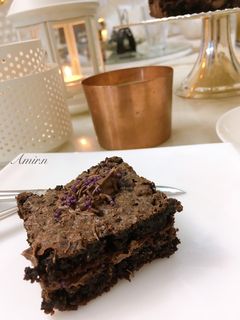 عکسی از دستور کیک براونی