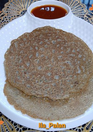 A picture of Rava Jowar Bajri Healthy Dosa.