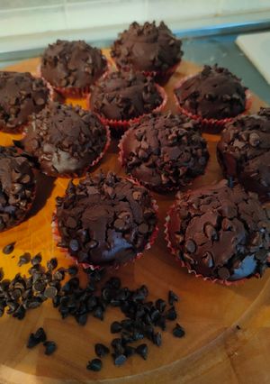 Foto di Muffin al cacao con gocce di cioccolato 😋