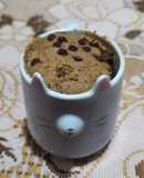 Cupcake de chocolate en 1 minuto en microondas