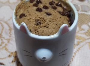 Una foto de Cupcake de chocolate en 1 minuto en microondas