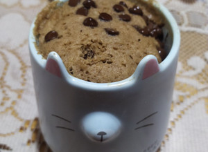 Una foto de Cupcake de chocolate en 1 minuto en microondas