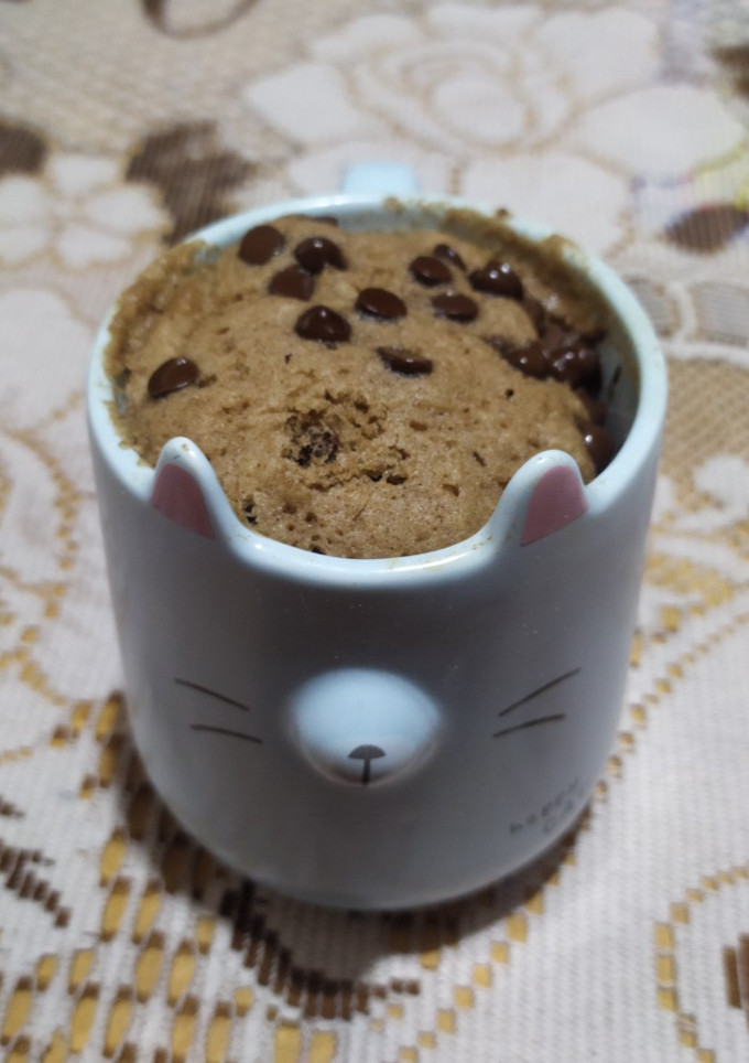 Una foto de Cupcake de chocolate en 1 minuto en microondas
