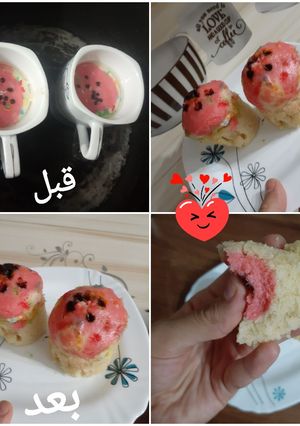 عکسی از دستور کیک بدون تخم مرغ