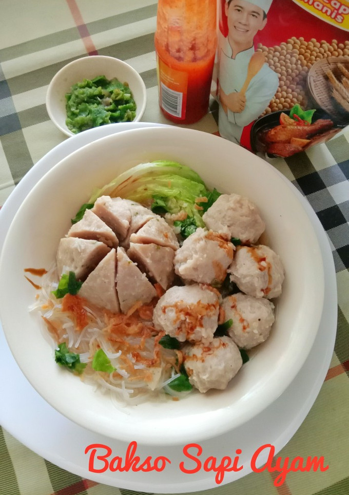 Foto resep Bakso Sapi Ayam simpel