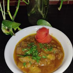 A picture of Masala Kaddu With Black Pepper.