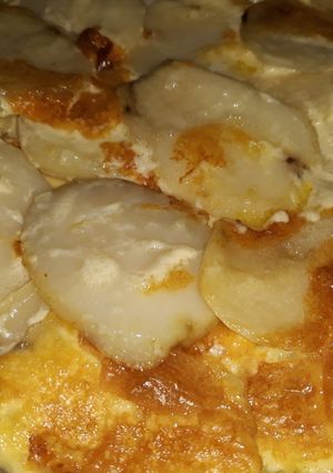 Una foto de Papas a la crema