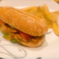 A picture of Chipotle burgers.