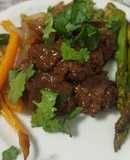 Carrilleras con salsa chocolate