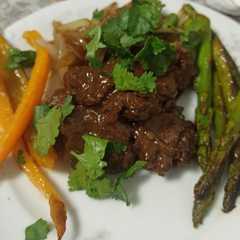 Una foto de Carrilleras con salsa chocolate