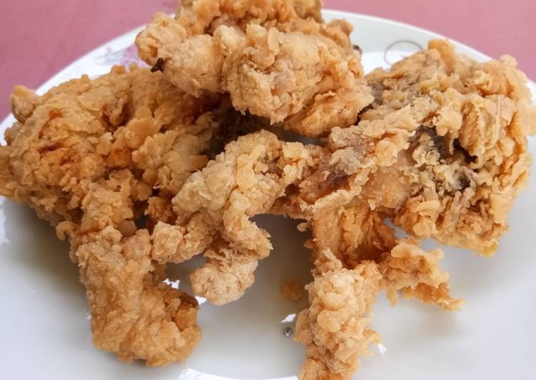 Cara Gampang Menyiapkan Ayam Krispi Super Kilat Anti Gagal