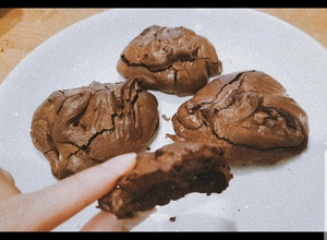 รูปของ บราวนี่คุกกี้ (หม้อทอดไร้น้ำมัน) 🍪🖤🍫