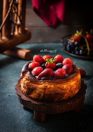 Foto resep BASQUE BURNT CHEESE CAKE (Creamy & Caramelized)