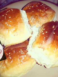 A picture of Baked sardine bread.