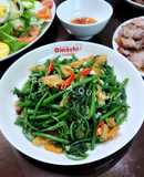 Ngọn Su Su Xào Tóp Mỡ