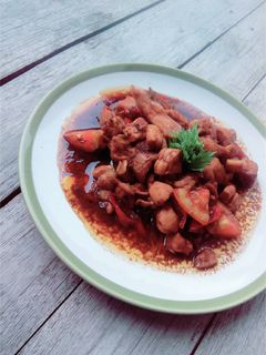 Foto resep Rica-rica ayam pedas manis