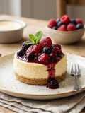 Mini Cheesecakes de Frutos Rojos