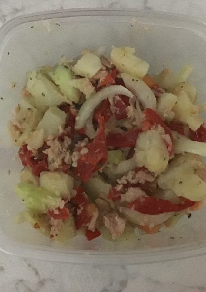 Una foto de Picadillo de papas con verduras
