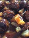 BBQ meatballs
