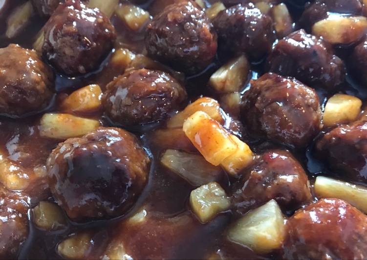 Recipe of Delicious BBQ meatballs
