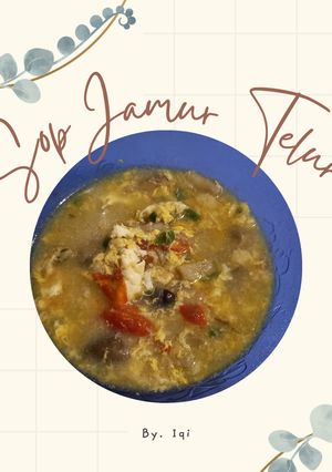 Foto resep 18. Sup Jamur Telur Simpel untuk Balita