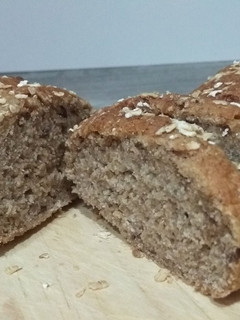 Una foto de Pan de cerveza y mezcla de harinas