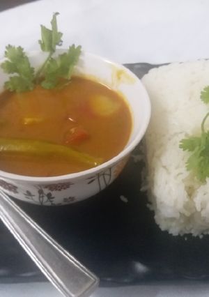 A picture of Sindhi curry.