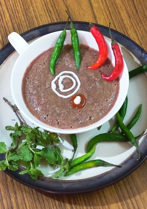 A picture of Karonde ki chutney.